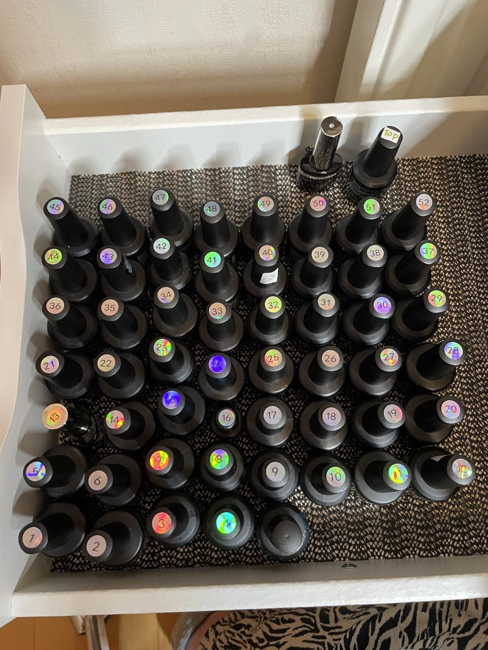 Grote set urban nails 55 potjes gellak