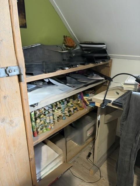 Robuuste steigerhouten kast