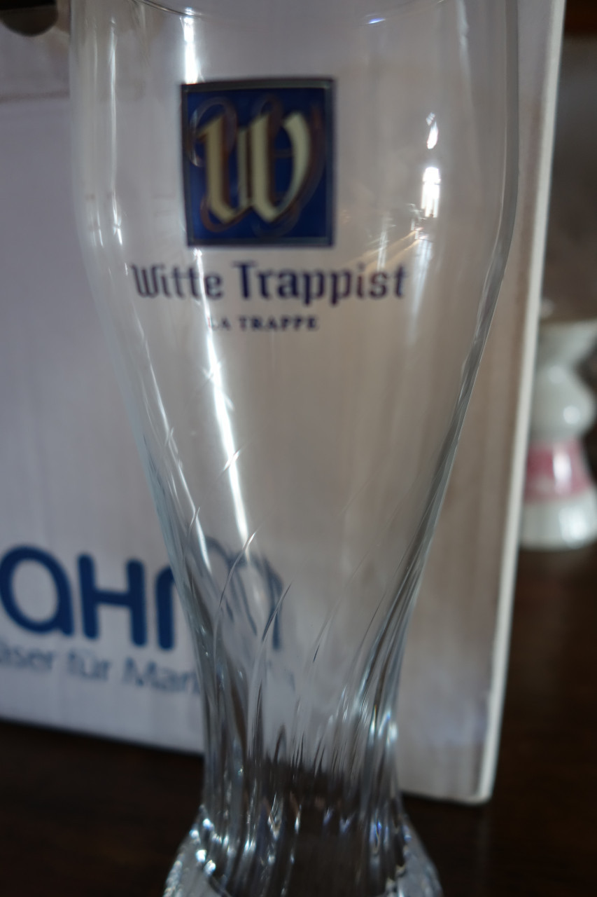 La Trappe Witte Trappist Set 3 x 50cl nieuwe bierglazen  € 10,00