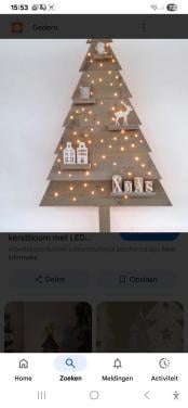 Kerstboom steigerhout
