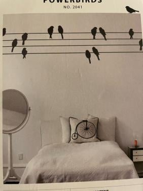 Muursticker met vogels