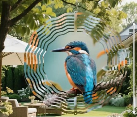 3D windmolen : ijsvogel