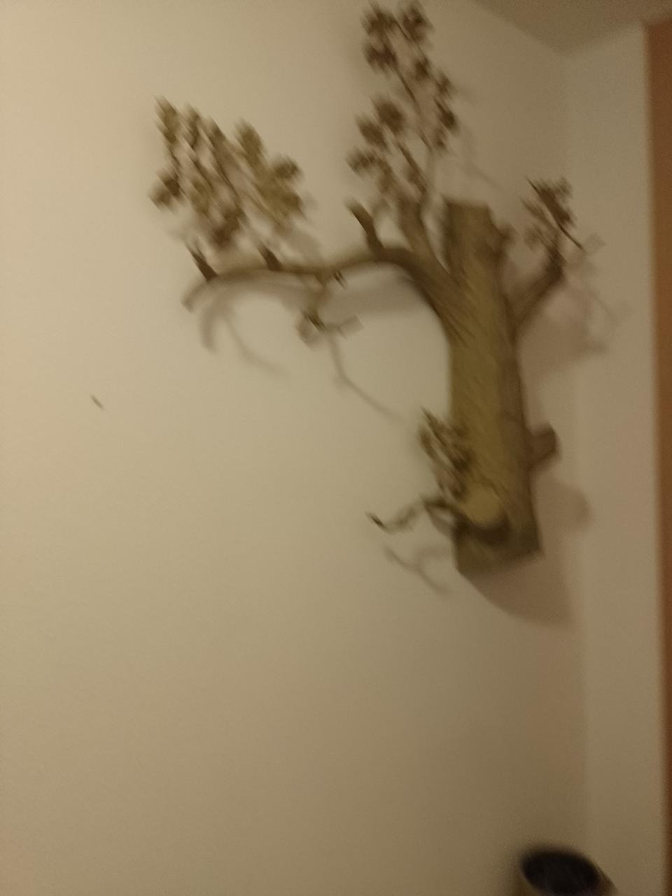 Zeer mooie vintage metalen kapstok-boom