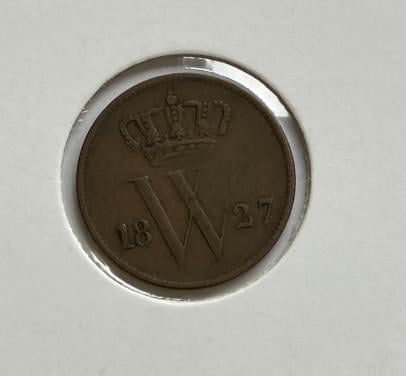 1 Cent 1827 Willem I