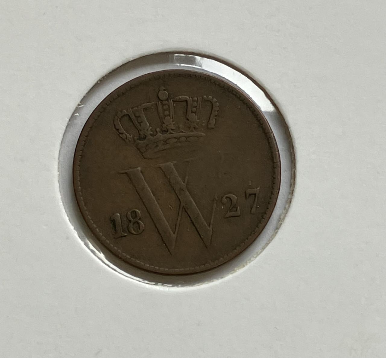1 Cent 1827 Willem I