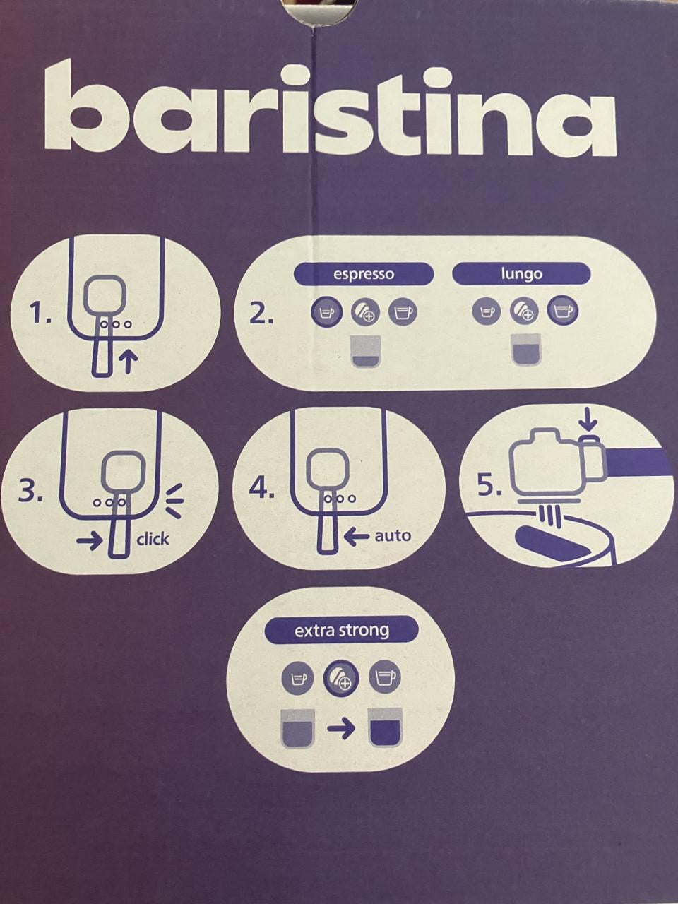 Philips baristina met melkopschuimer zwart  NIEUW