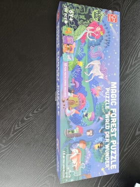 Prachtige puzzel! glow in the dark. 200 stuk