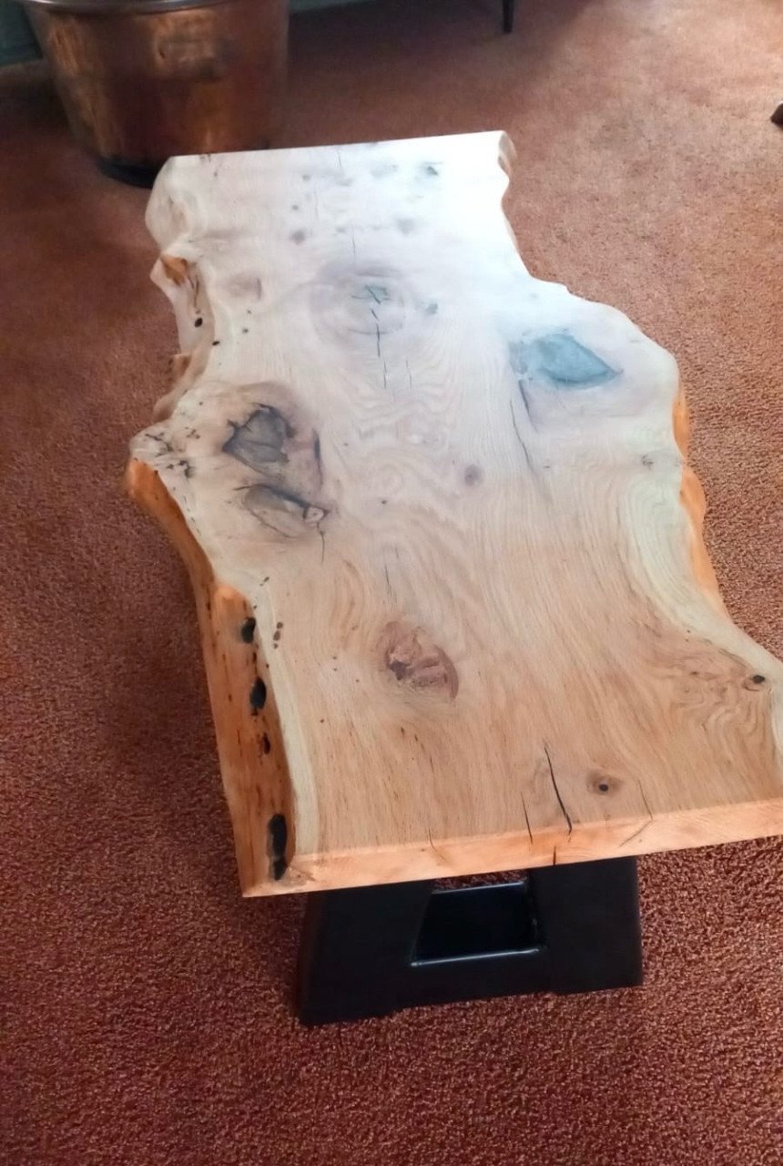 Industriële salontafel