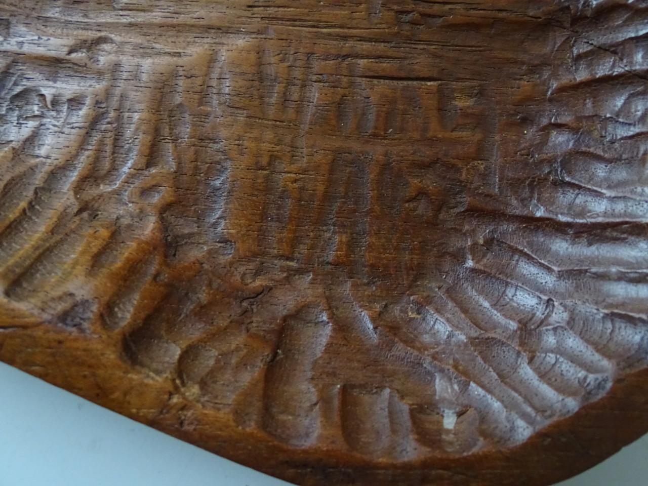 Houten Schaal handwerk houtsnijwerk