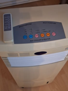 Koude en warme lucht airco