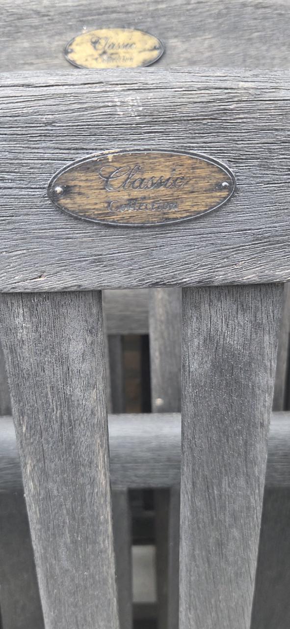 Houten tuinstoelen