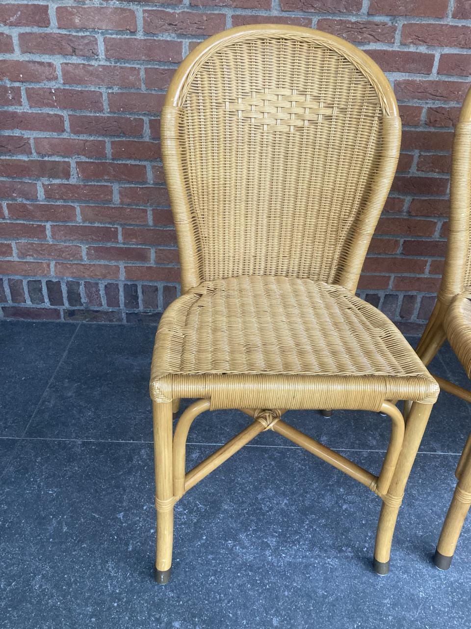 Mooie rotan eetkamerstoel