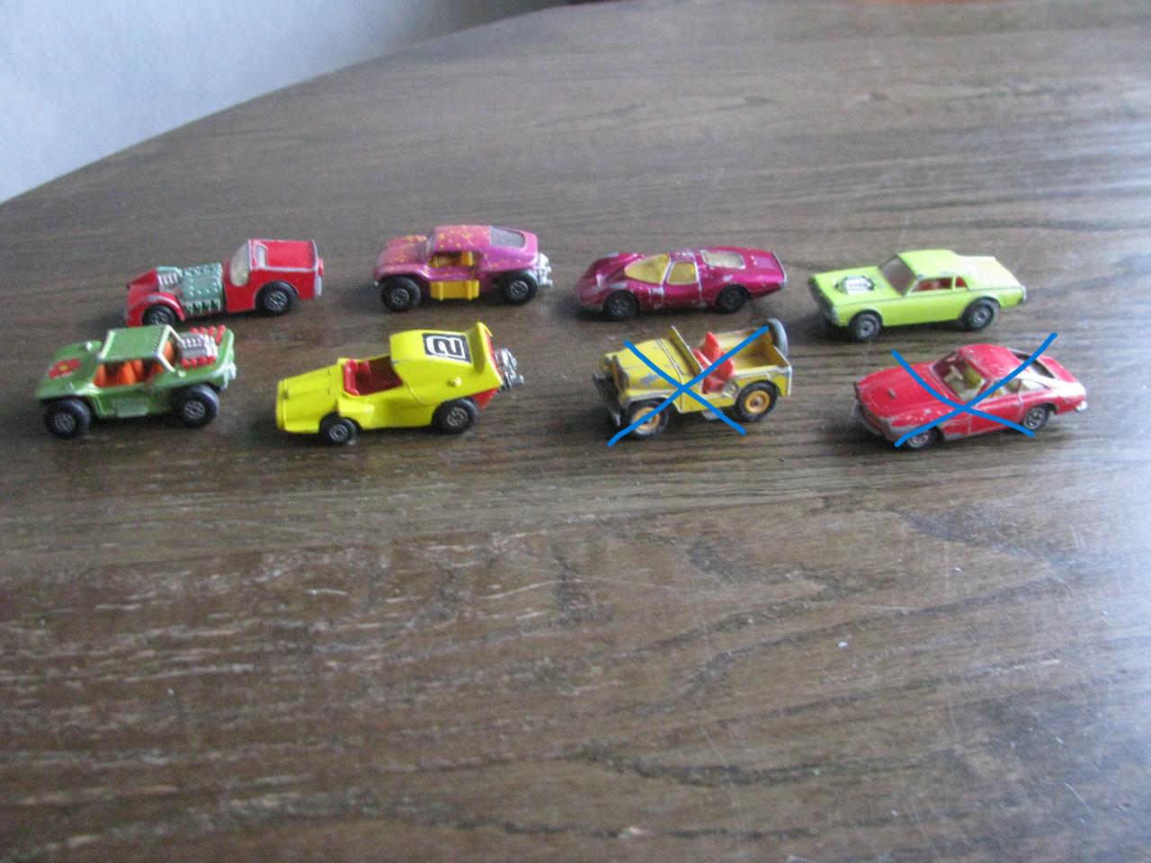 Autotjes van Matchbox.