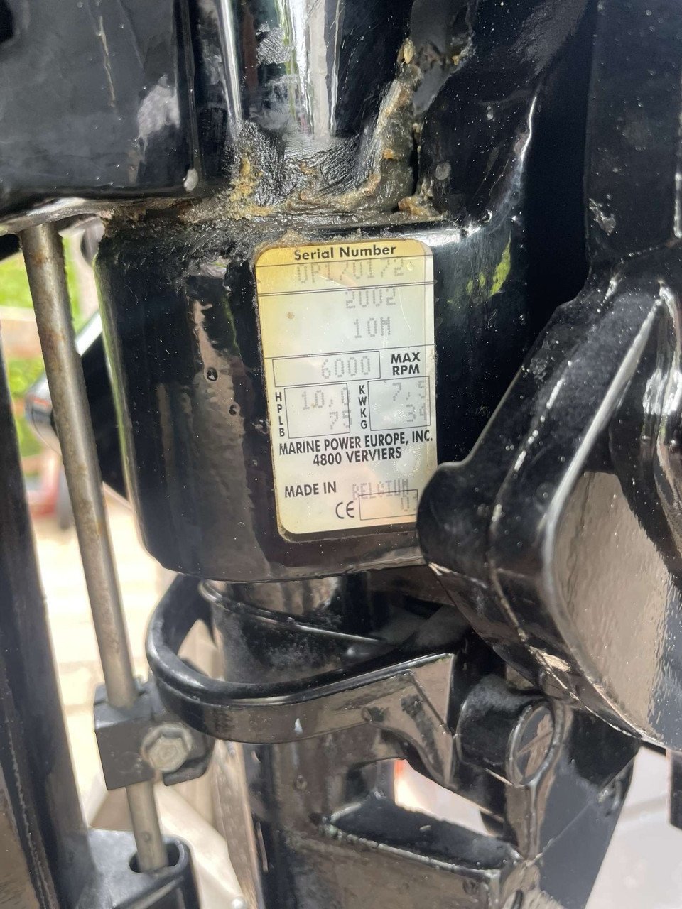 Mercury 10 pk 2-takt  buitenboordmotor