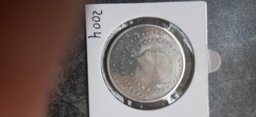 Zilveren 10 gulden 2004