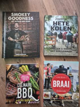 BBQ kookboeken o.a Smokey Goodness van Jord Althuizen