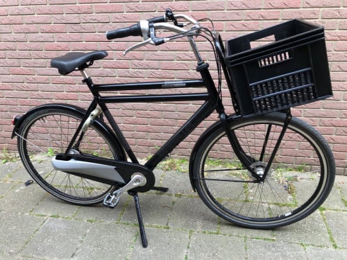 Herenfiets/ transporter.