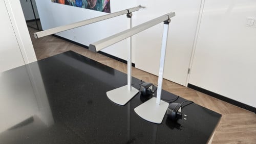 Design metalen LED burolamp ( 2x )
