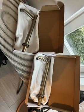 Toiletkranen Saniclear verouderd messing