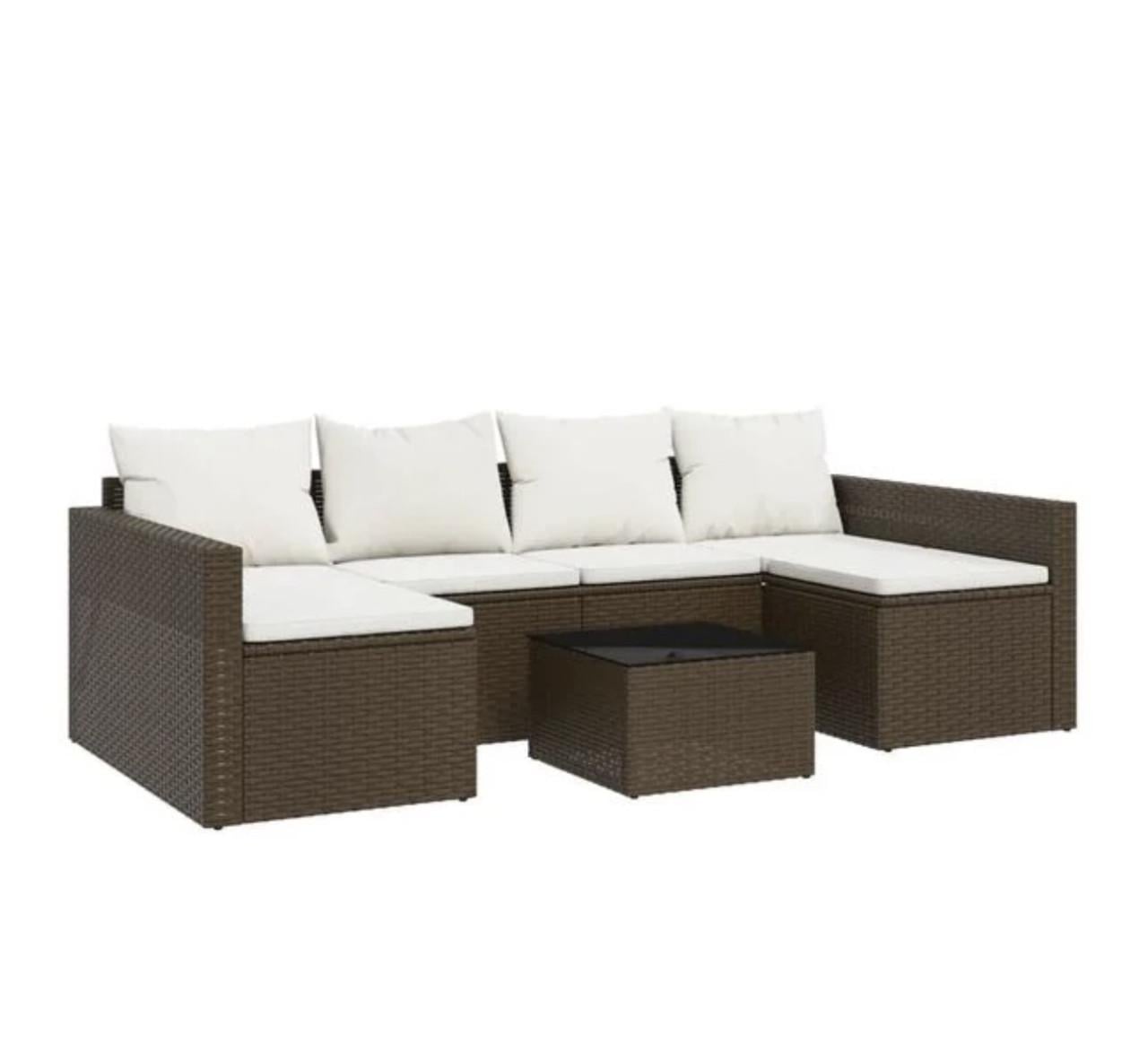 VidaXL 2-delige Loungeset met kussens