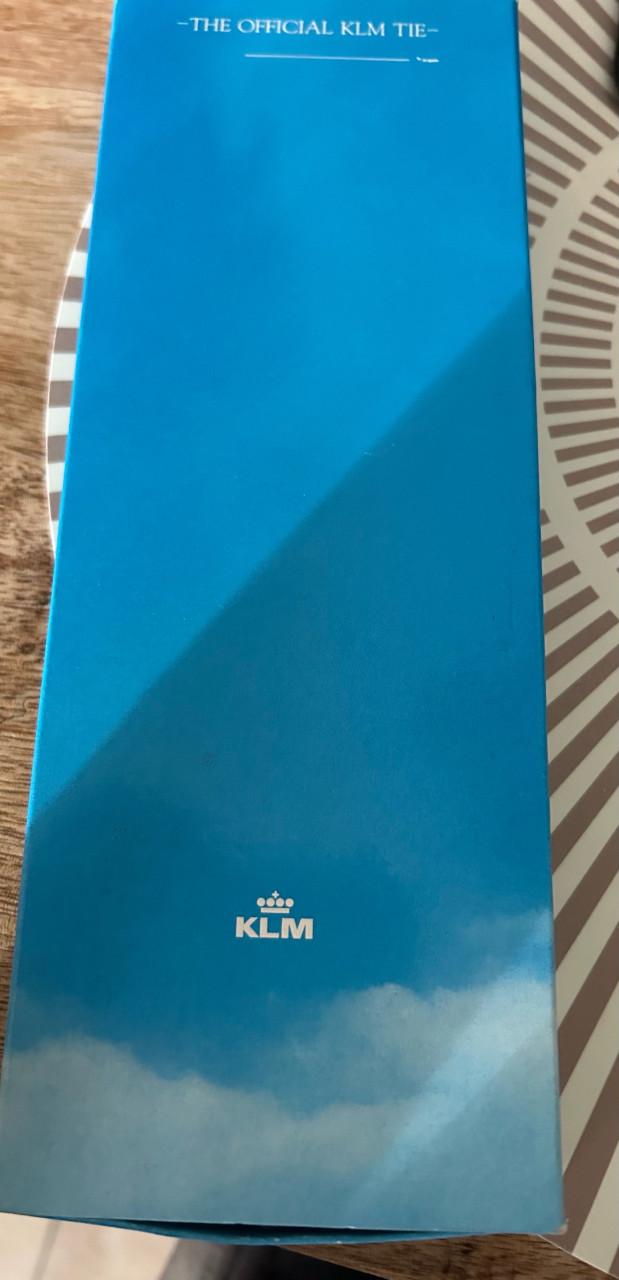 KLM STROPDAS NIEUW IN DOOS