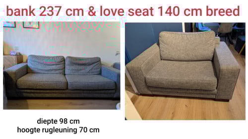 3 zits bank + love seat