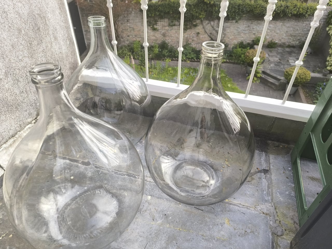 Vergistingsflessen Mandfles 25L puntgaaf