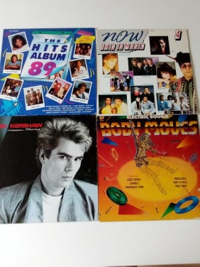 Set 4x jaren 80 vinyl lp