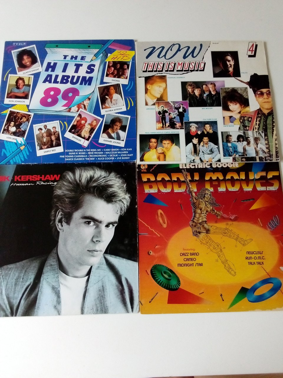Set 4x jaren 80 vinyl lp