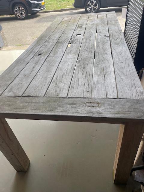 Tuintafel teak