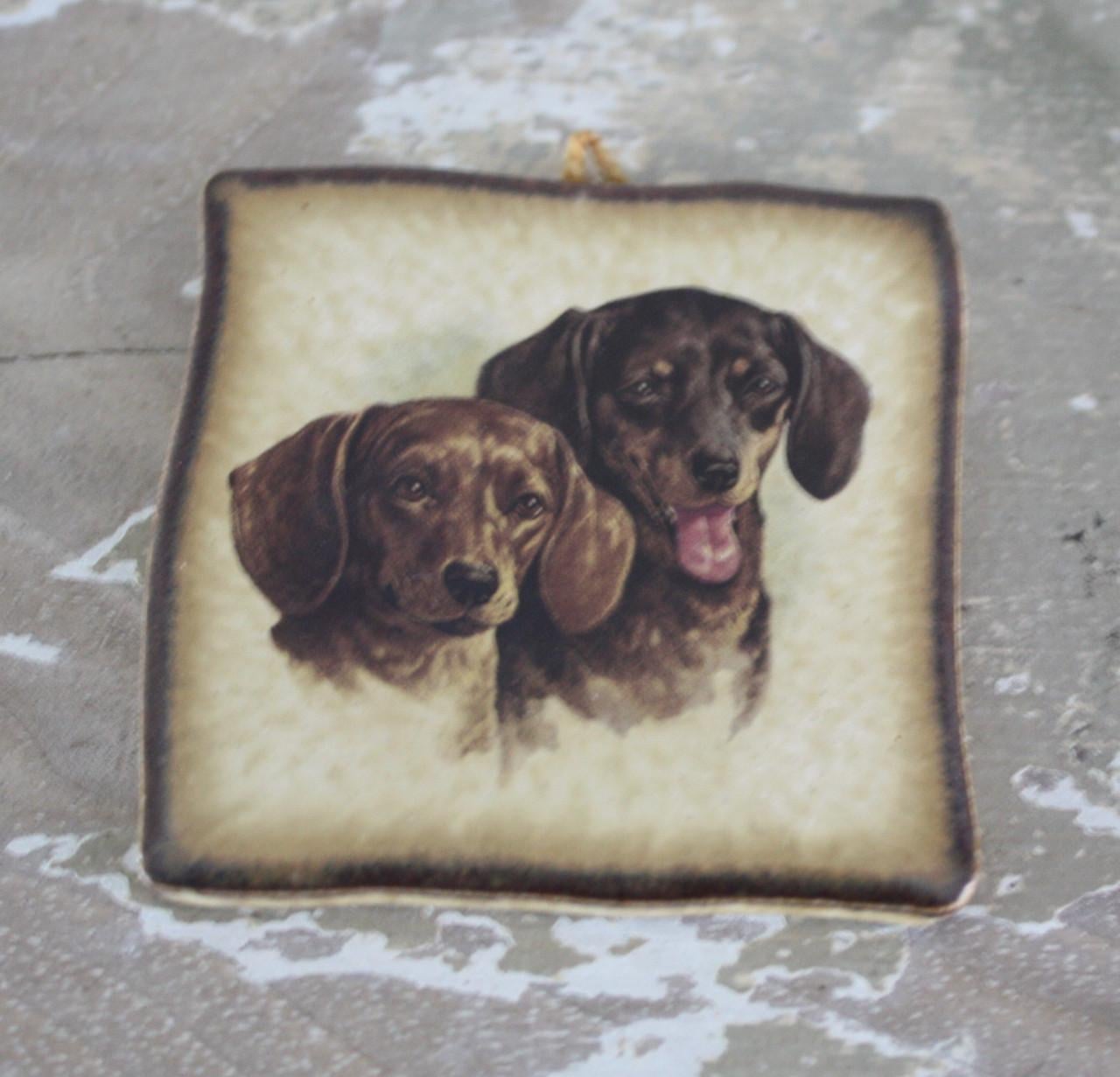 Klein honden tegeltje
