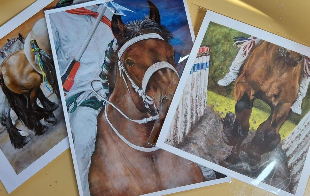 Expositie met schilderijen van het Zeeuwse ringrijden