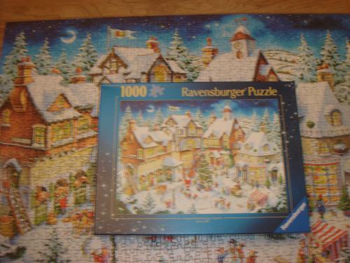 Te koop Complete Christmas Village puzzel Ravensburger