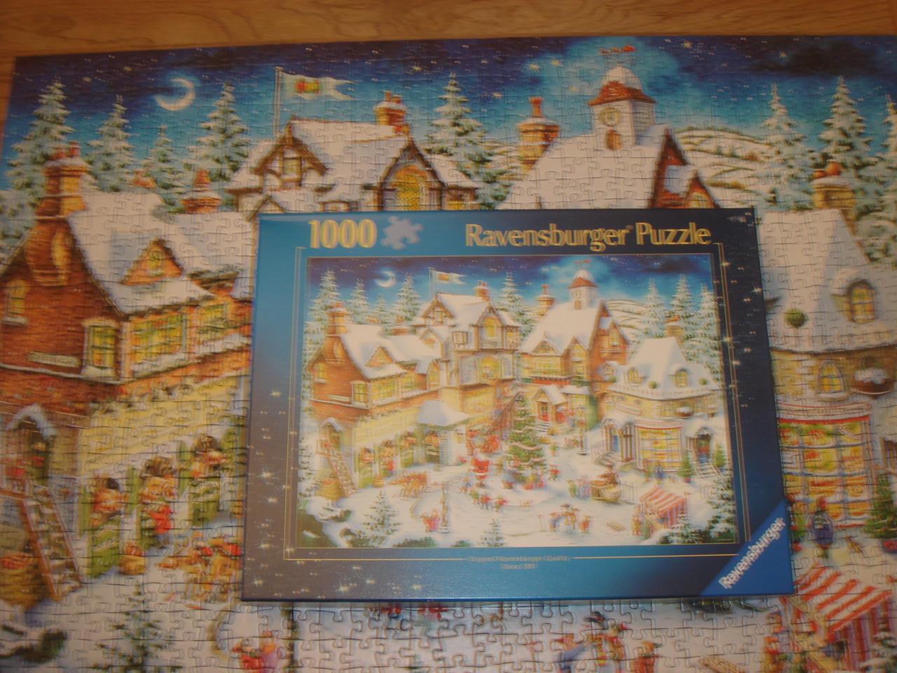 Te koop Complete Christmas Village puzzel Ravensburger