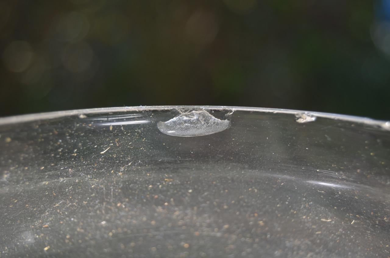 Fraaie glazen punchbowl bak / pot / bowl