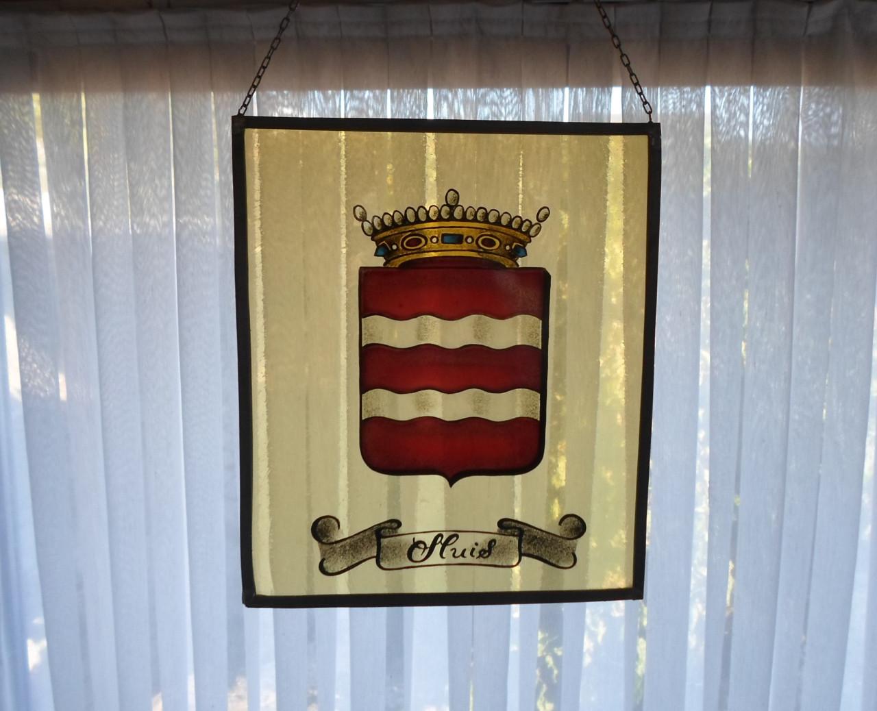 Glas in Lood Wapen van Sluis