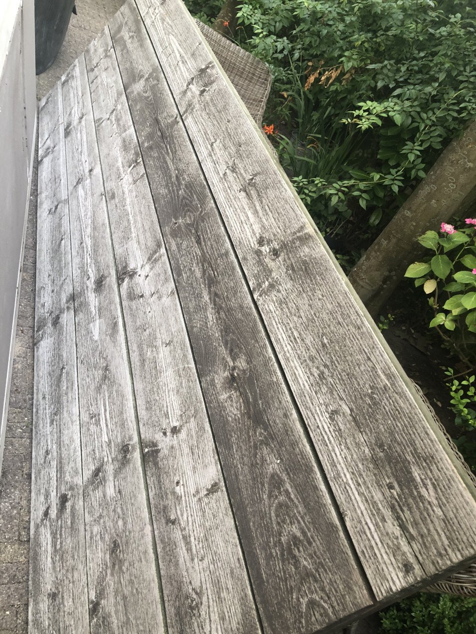 Tuintafel met 6 stoelen
