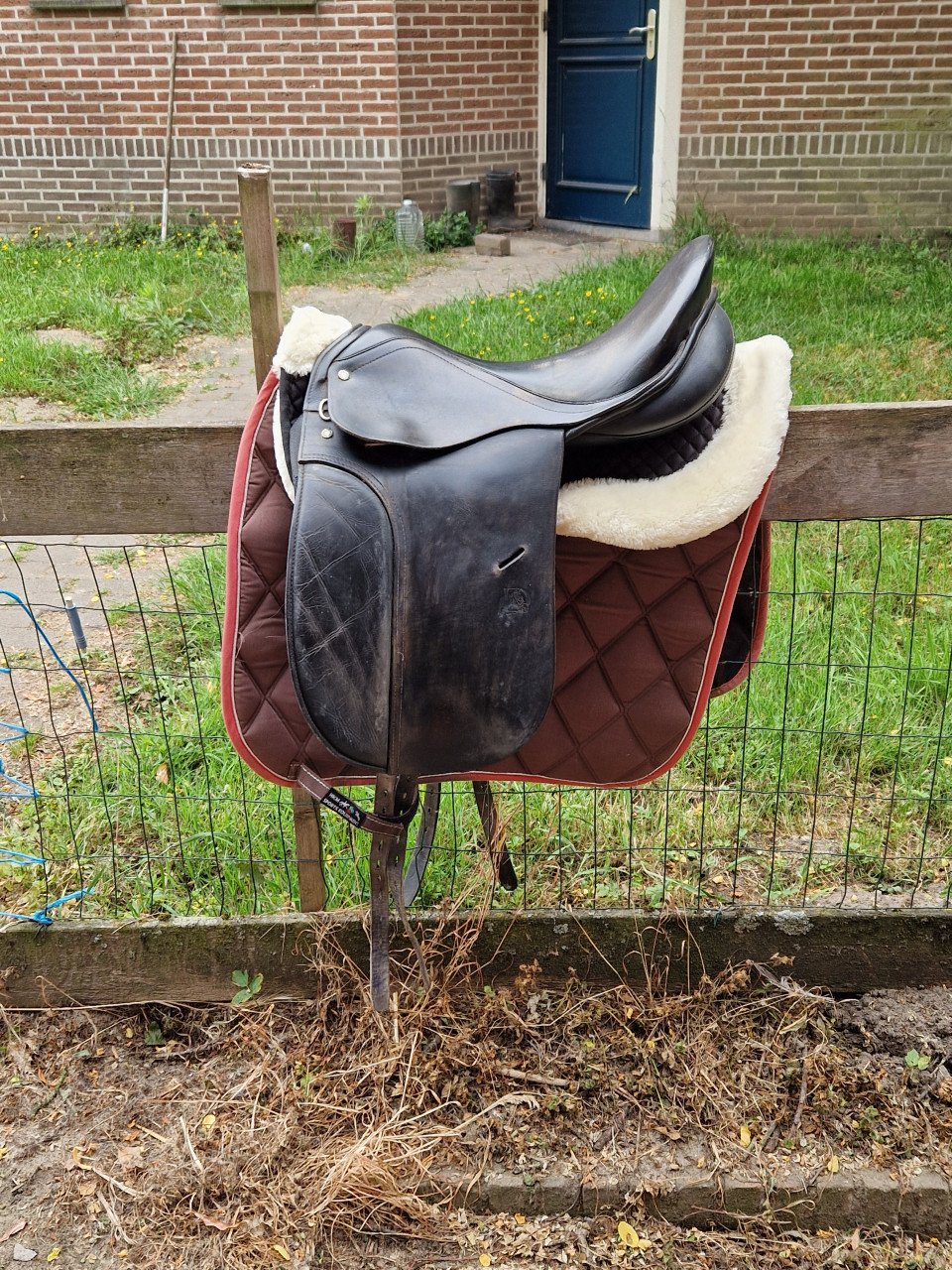 Kentaur elektra dressuurzadel 18"