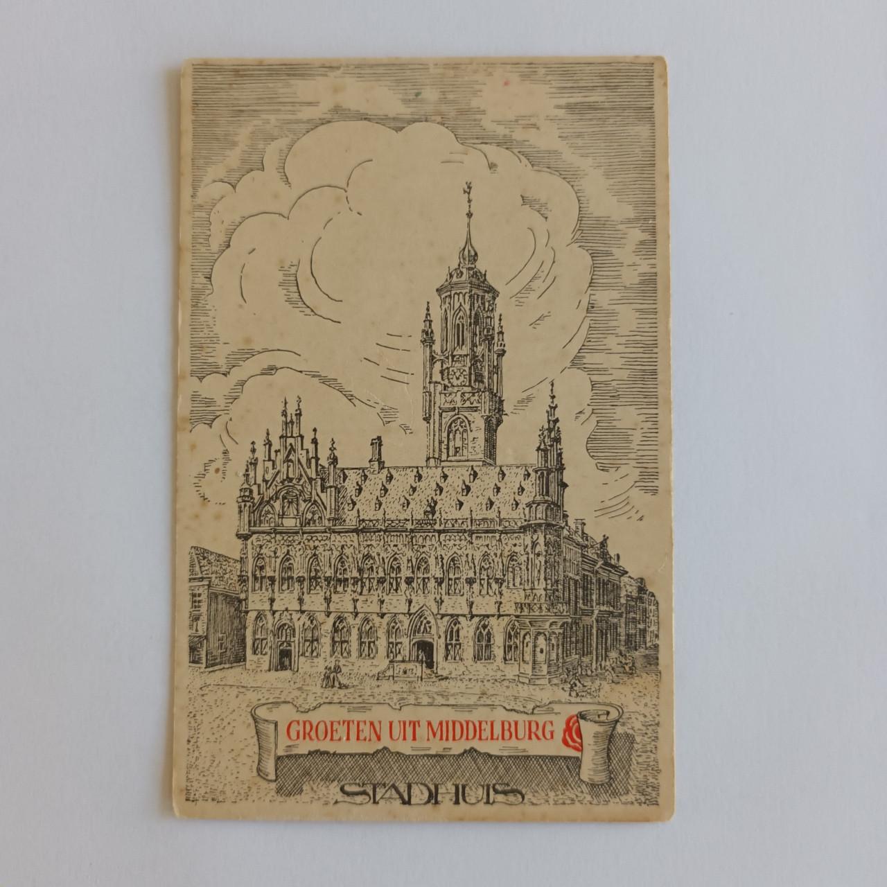 Groeten uit Middelburg; Stadhuis 1920-1940