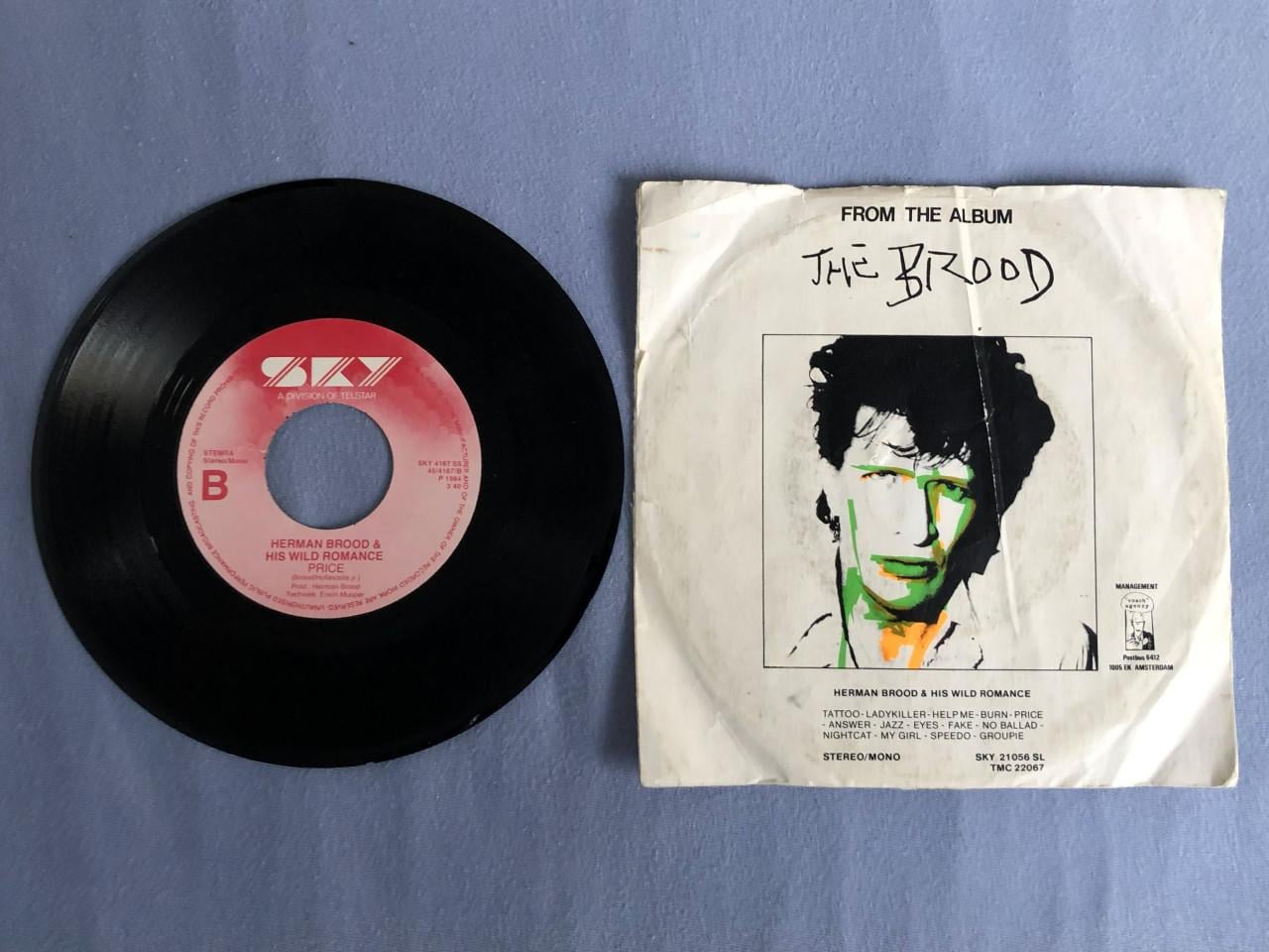 Herman Brood, vinyl single My Girl