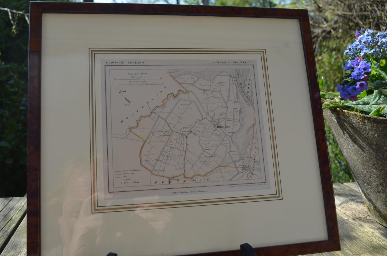 Fraaie Litho 1868 Gemeente Biervliet Zee - Vla.