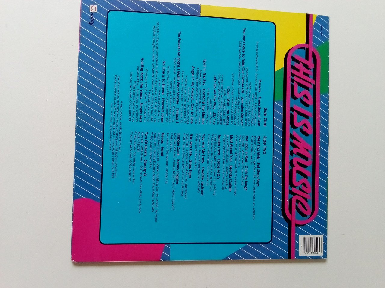 Set 4x jaren 80 vinyl lp