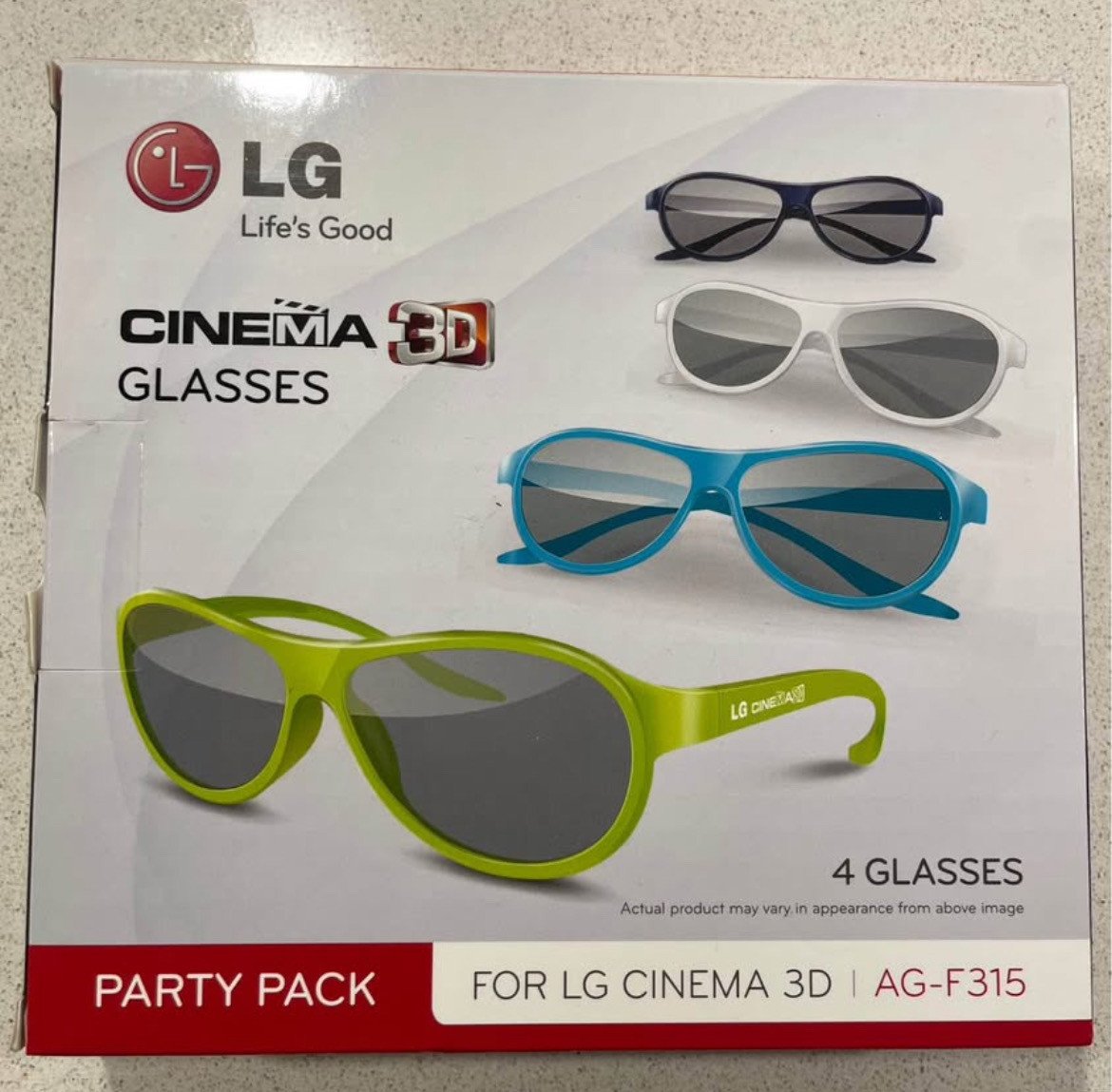 3D brillen LG