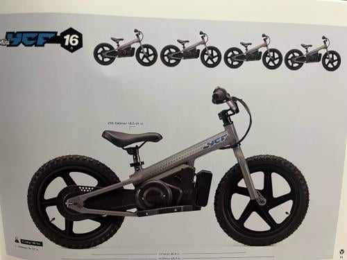 Loopfiets 16Inch Elektrisch YCF
