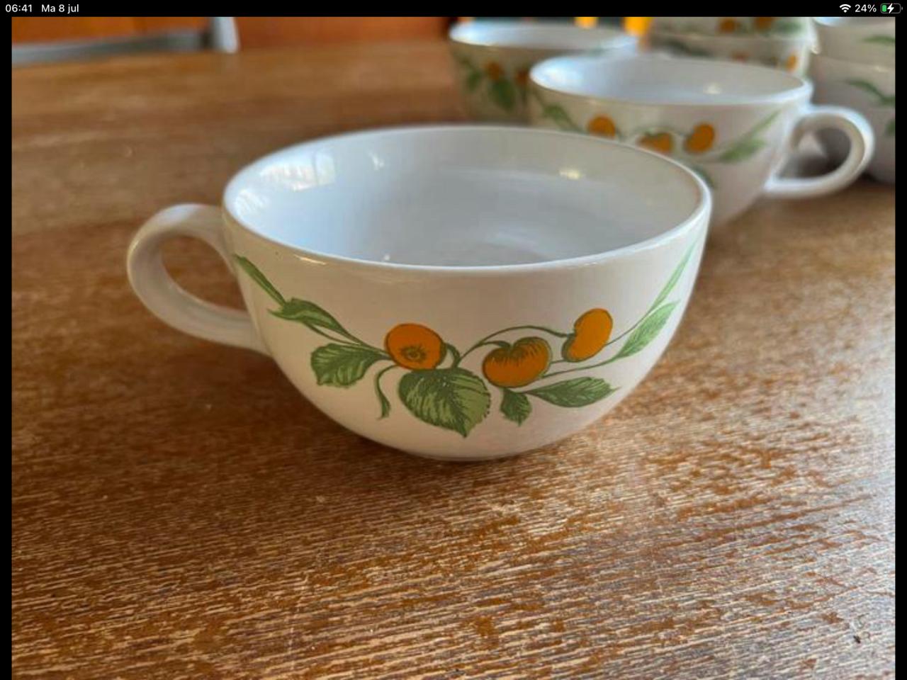 Vintage Soepkommen 7 stuks