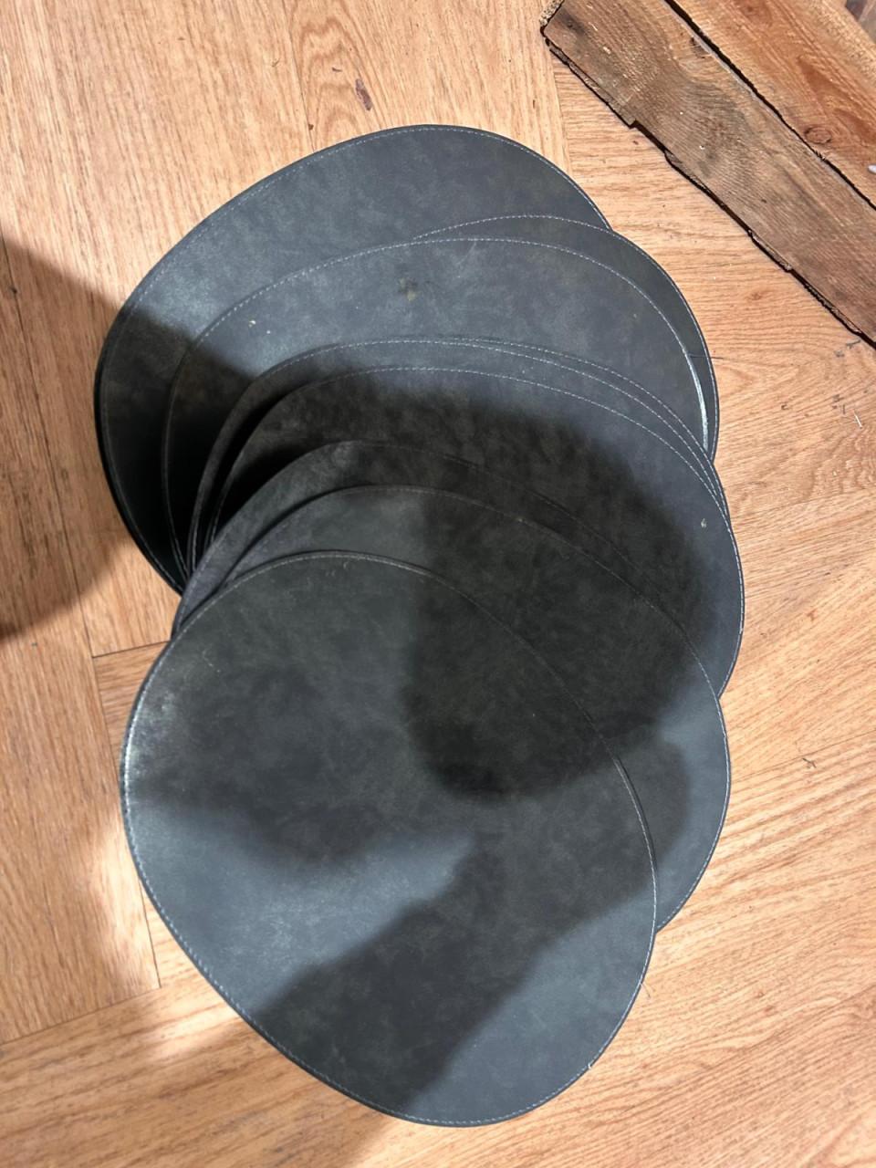 Grote Partij Lederlook Placemats