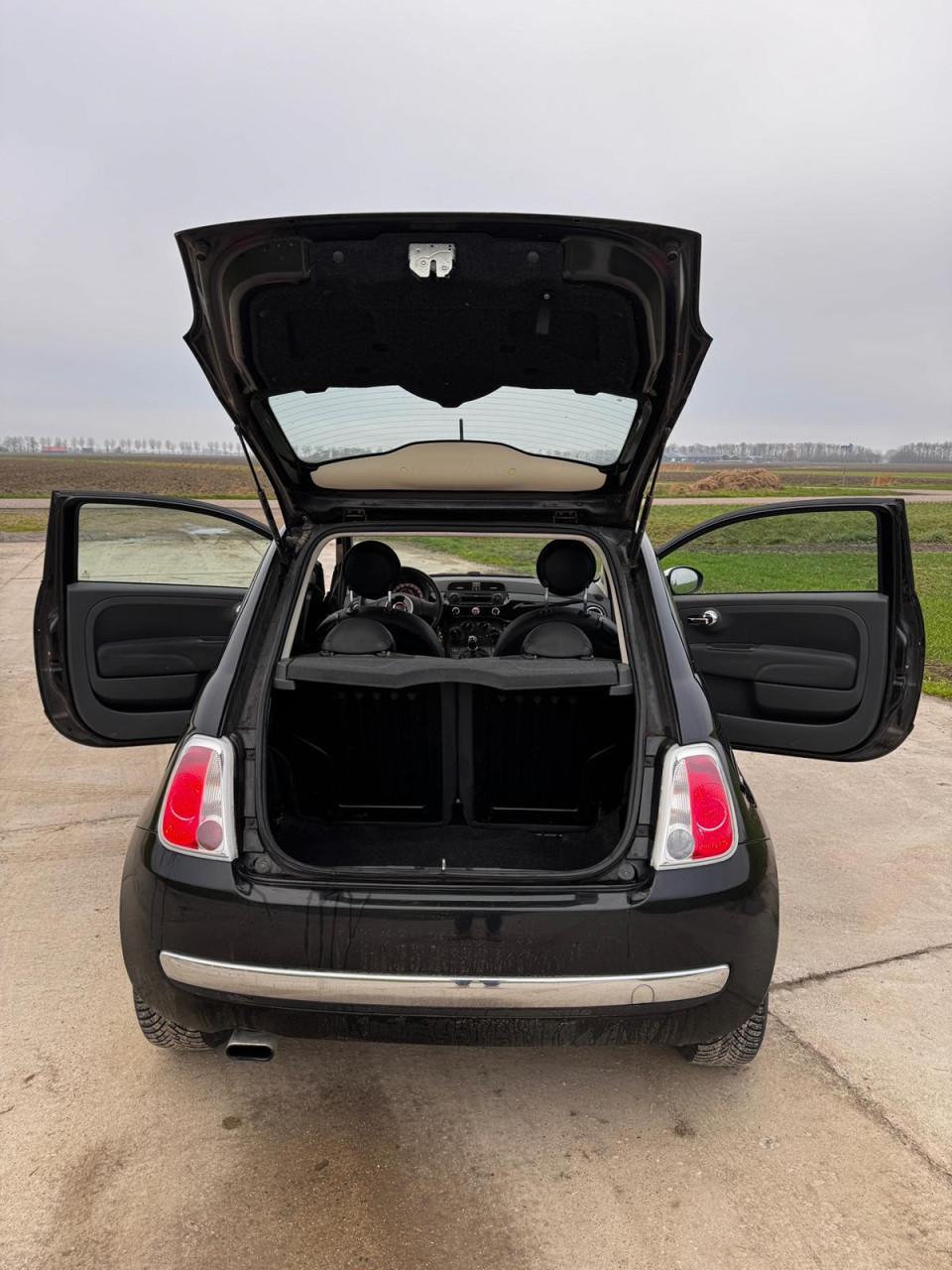 Fiat 500 0.9 85pk Twinair Turbo 2013 Zwart