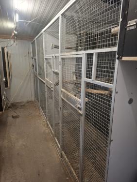3 delige aluminium voliers