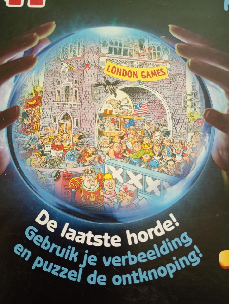 Legpuzzel wasgij. Puzzelstukjes nog in seal