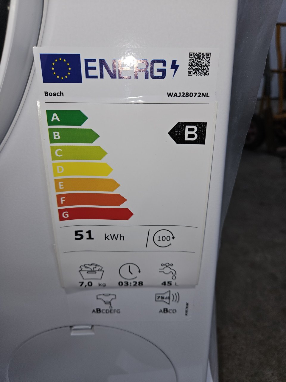 Bosch wasmachine